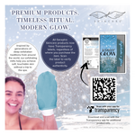 Load image into Gallery viewer, Winter Glow Exfoliating Mitt transparency