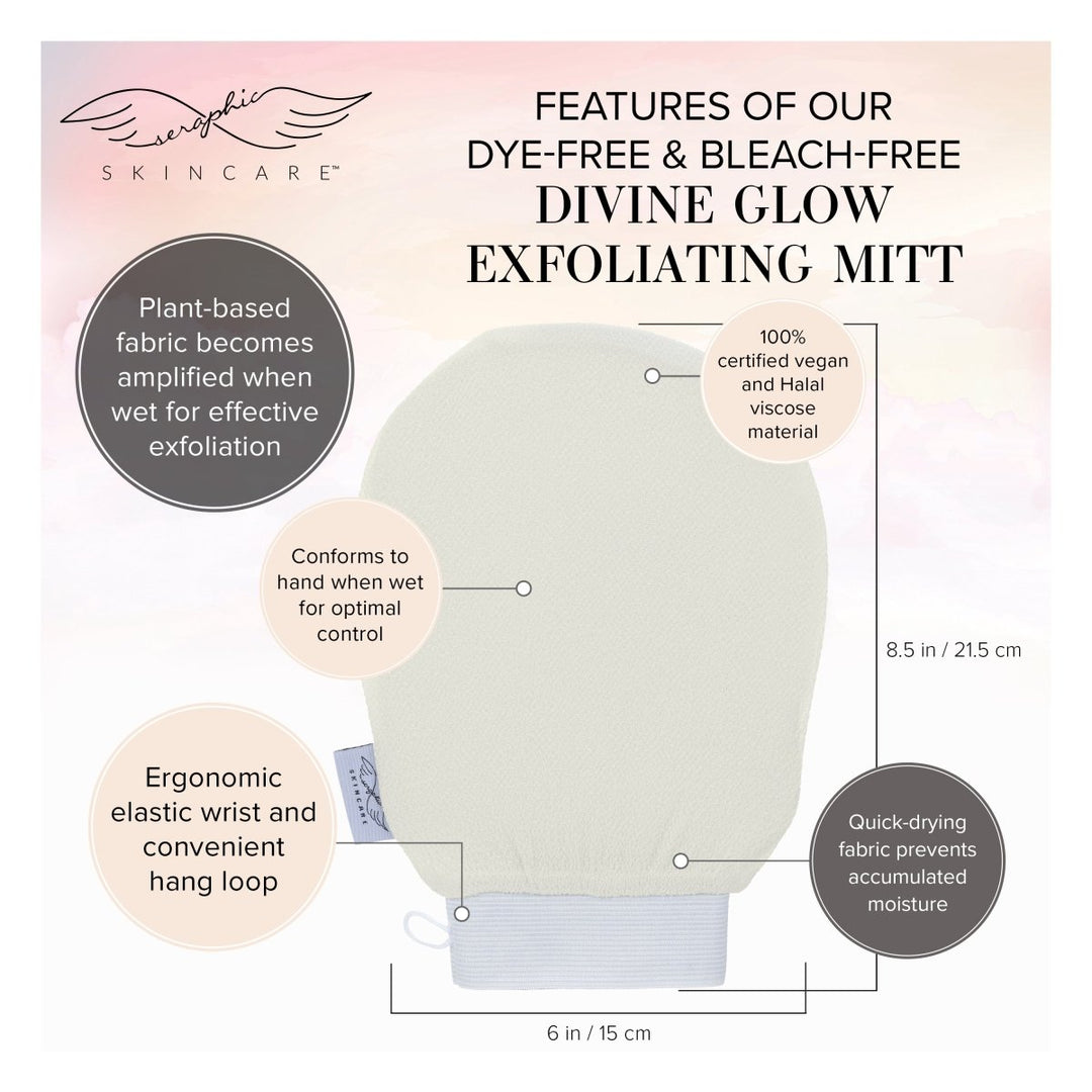 Divine Glow Exfoliating Mitt - Seraphic Skincare
