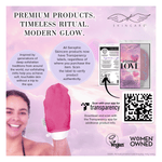 Load image into Gallery viewer, Eternal Love Exfoliating Mitt - Seraphic Skincare