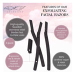 Charger l'image dans la visionneuse de galerie, Exfoliating Facial Razors - Seraphic Skincare