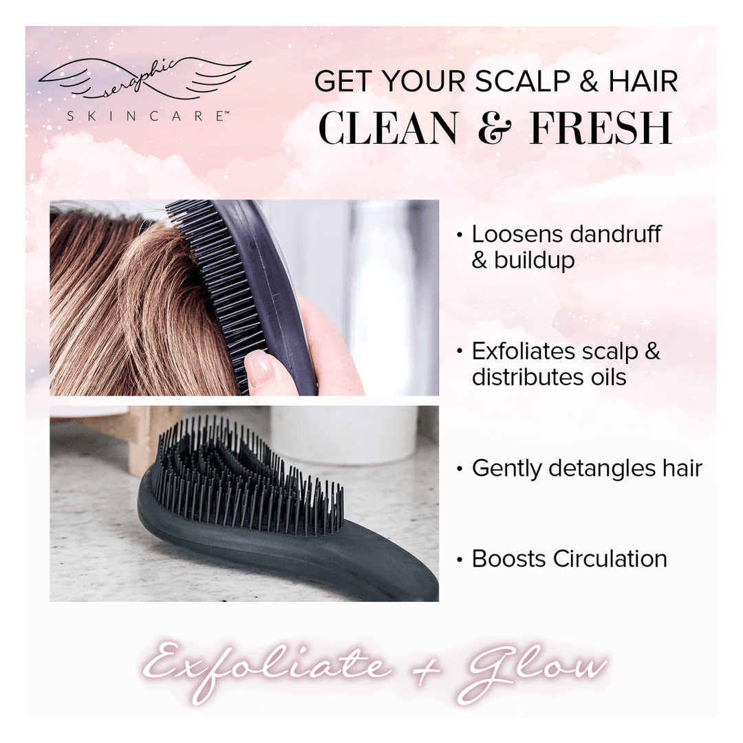 Exfoliating Scalp Brush - Seraphic Skincare