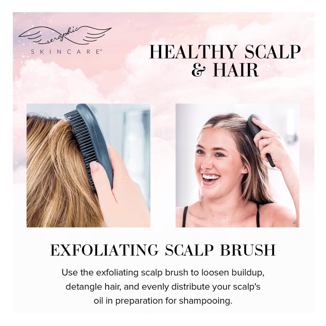 Exfoliating Scalp Brush - Seraphic Skincare