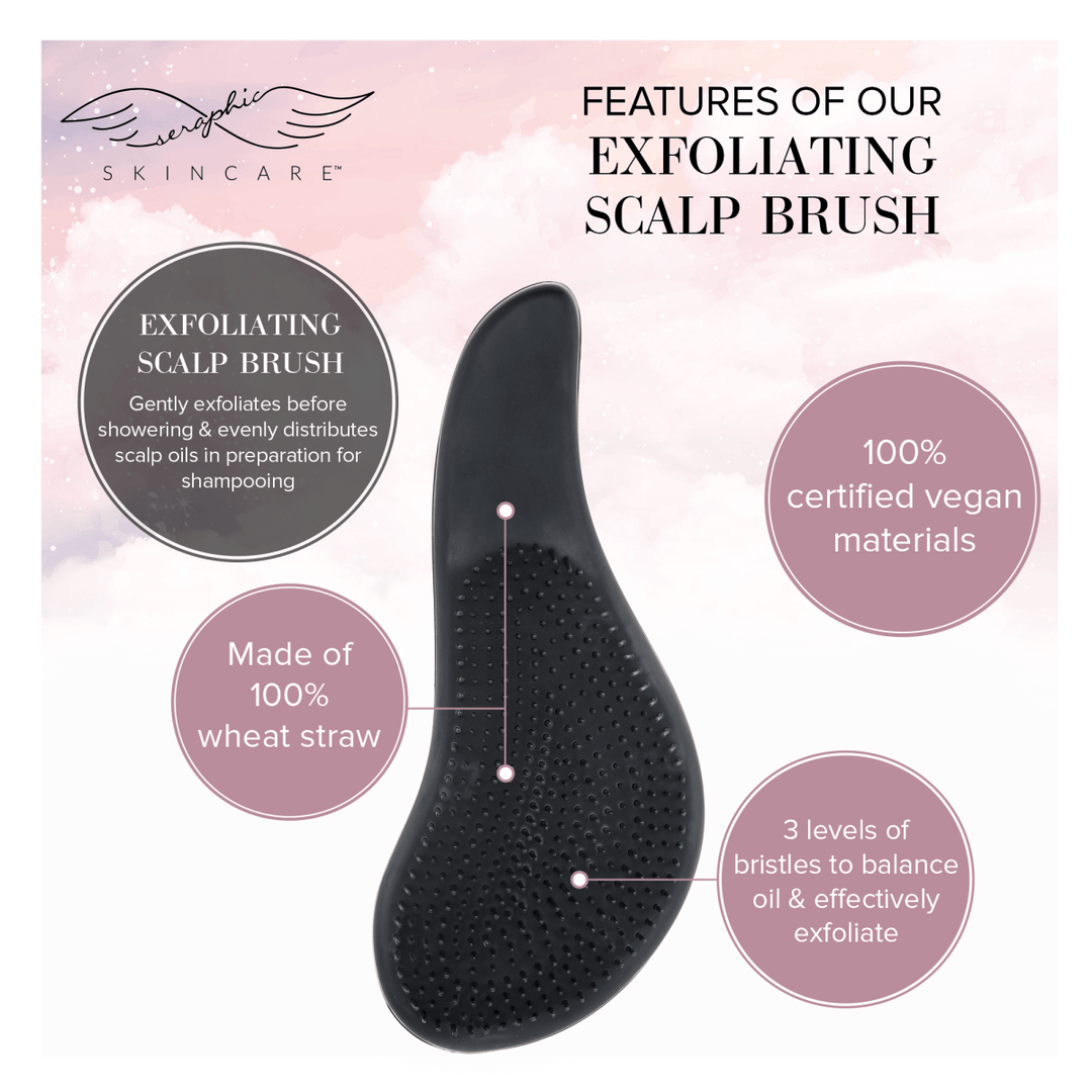 Exfoliating Scalp Brush - Seraphic Skincare