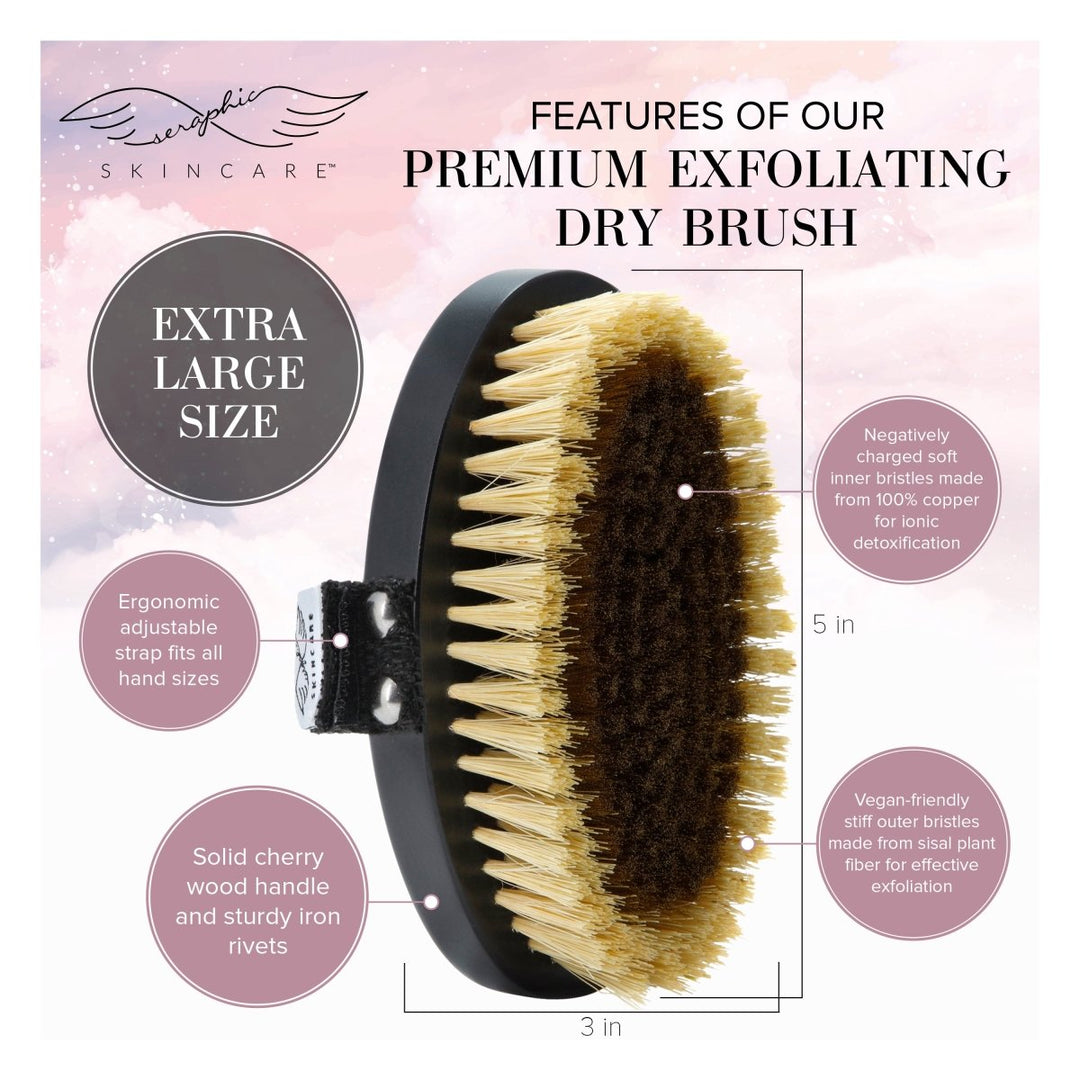 Premium Exfoliating Dry Brush - Seraphic Skincare