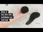 Cargar y reproducir video en el visor de la Galería, Dúo exfoliante para cuero cabelludo húmedo y seco