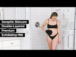Charger et lire la vidéo dans la visionneuse de galerie, Gant exfoliant double couche de qualité supérieure