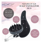 Cargar imagen en el visor de la Galería, Wet + Dry Scalp Exfoliator Duo - Seraphic Skincare