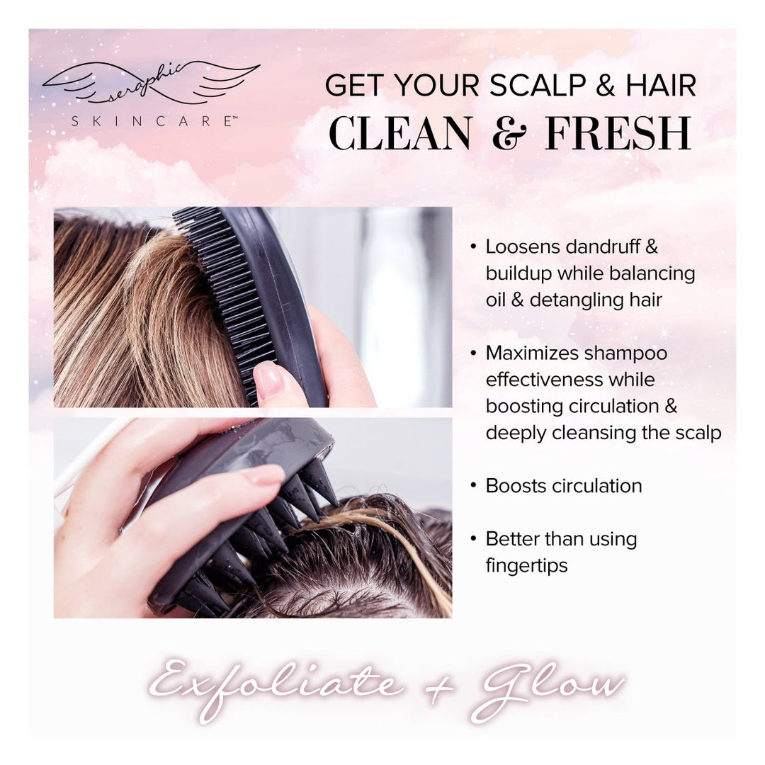 Wet + Dry Scalp Exfoliator Duo - Seraphic Skincare