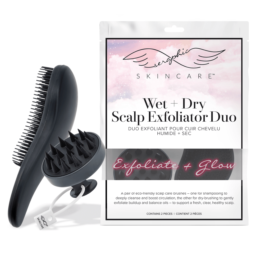 Wet + Dry Scalp Exfoliator Duo - Seraphic Skincare