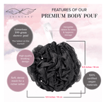 Load image into Gallery viewer, XL Premium Shower Pouf - Seraphic Skincare