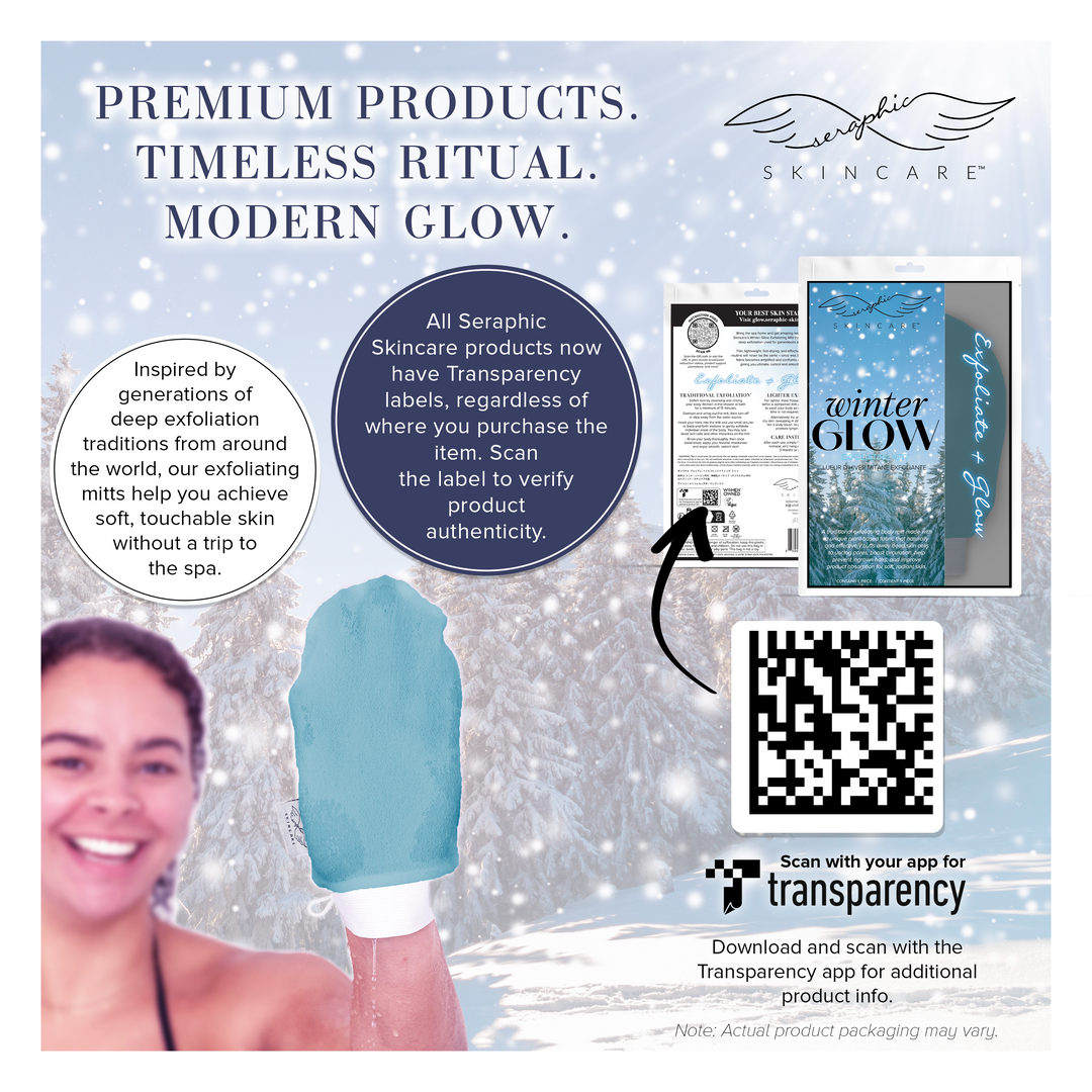 Winter Glow Exfoliating Mitt transparency