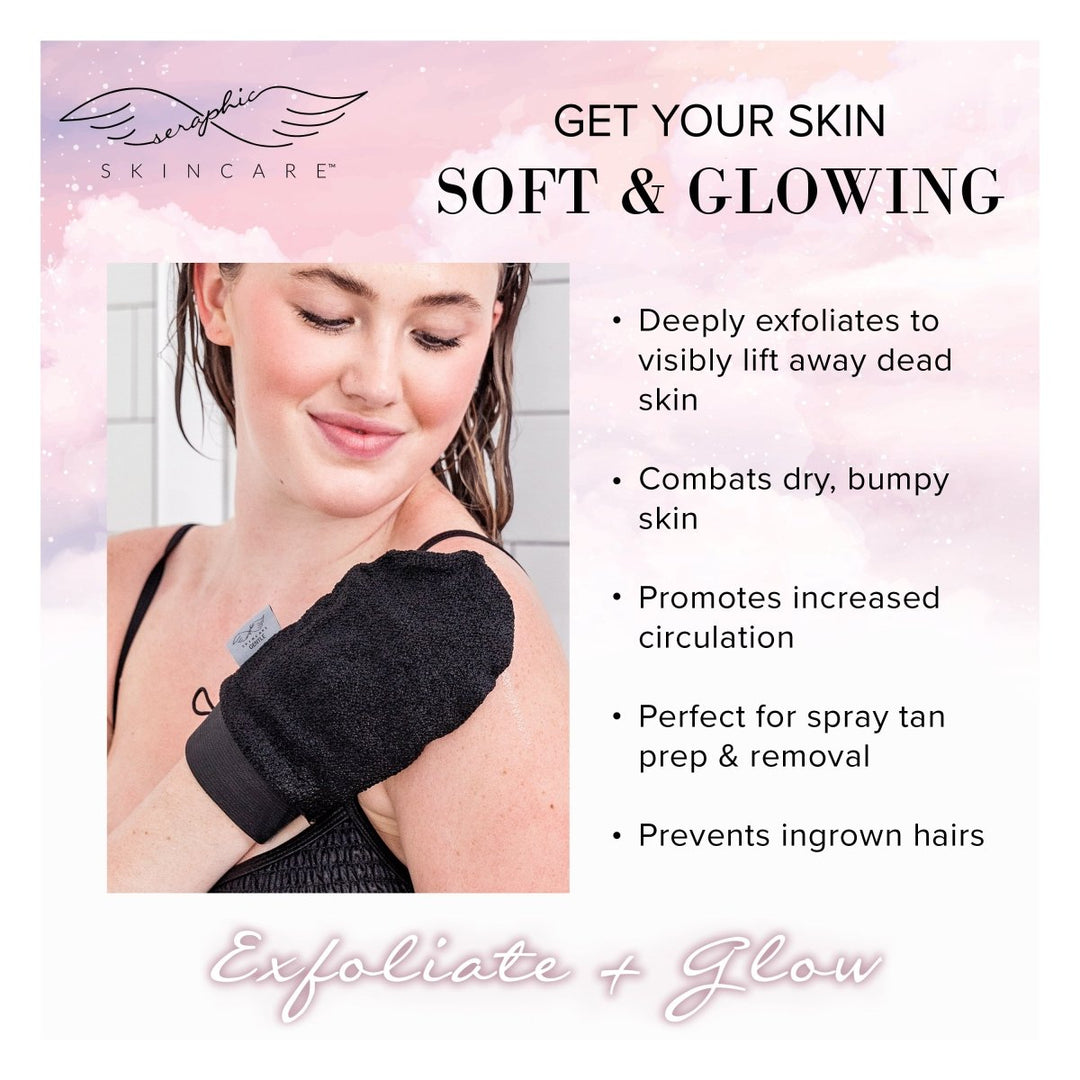 Deep Premium Exfoliating Mitt - Seraphic Skincare