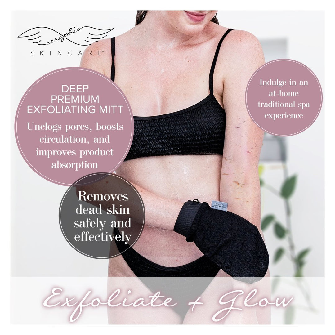 Deep Premium Exfoliating Mitt - Seraphic Skincare