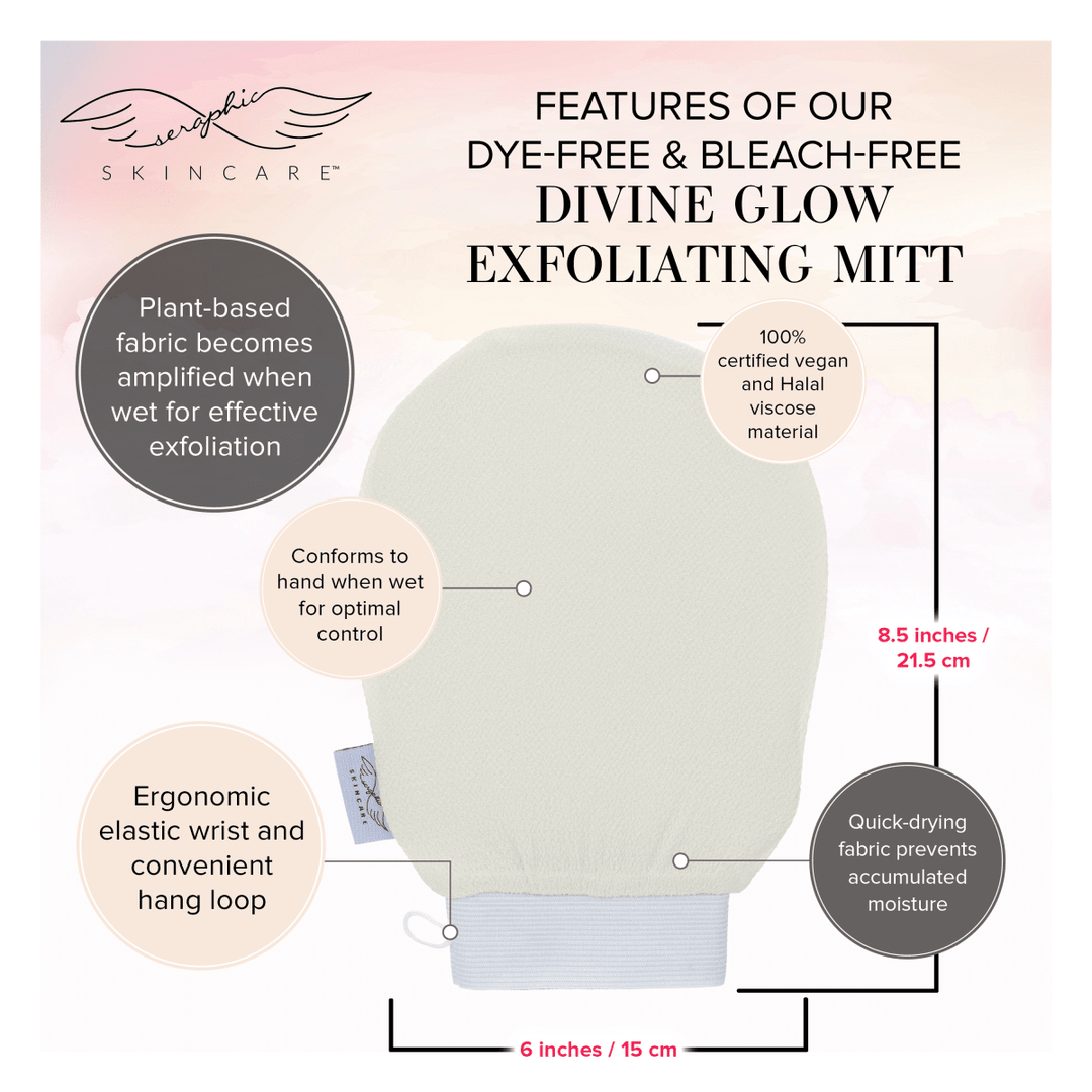 Divine Glow Exfoliating Mitt - Seraphic Skincare