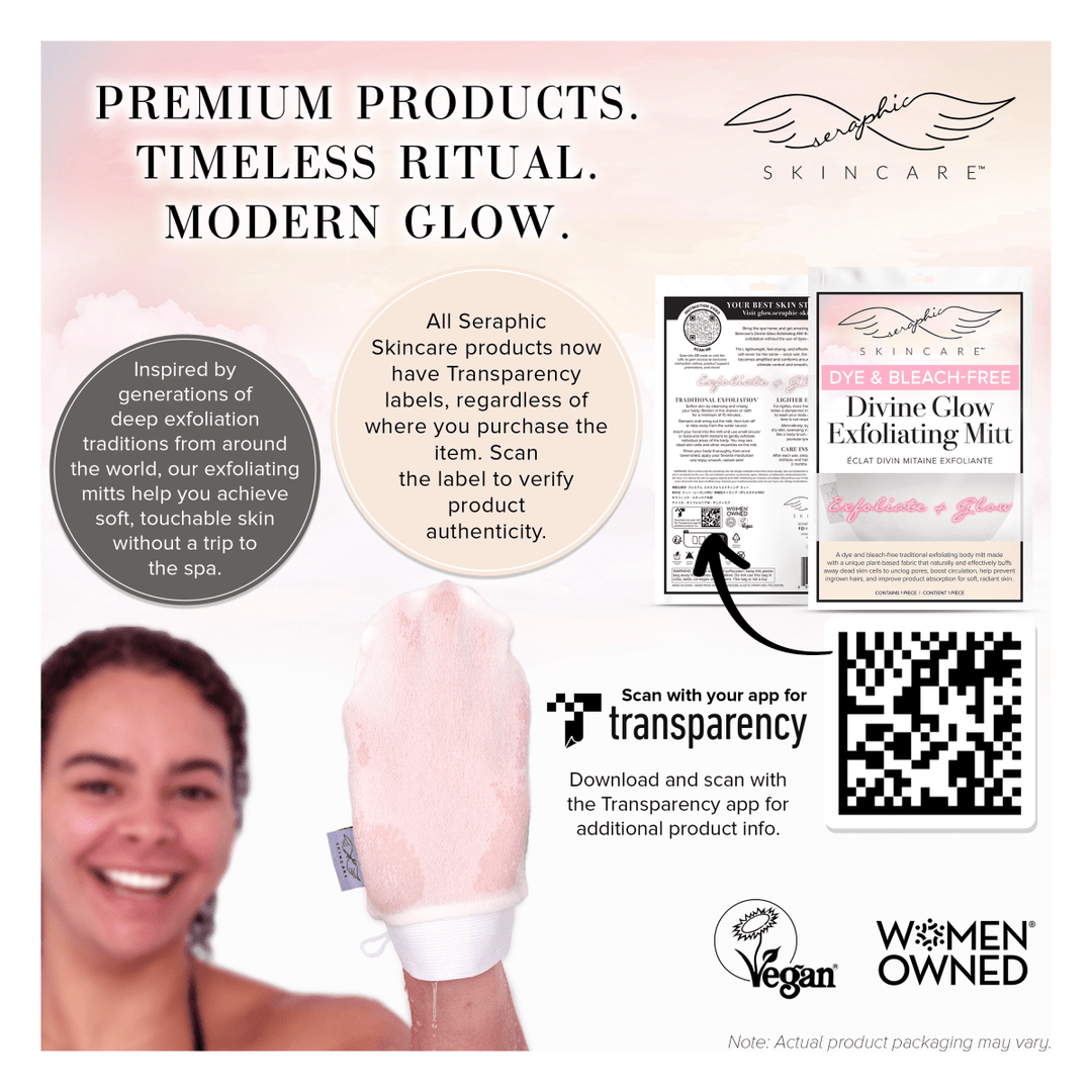 Divine Glow Exfoliating Mitt - Seraphic Skincare