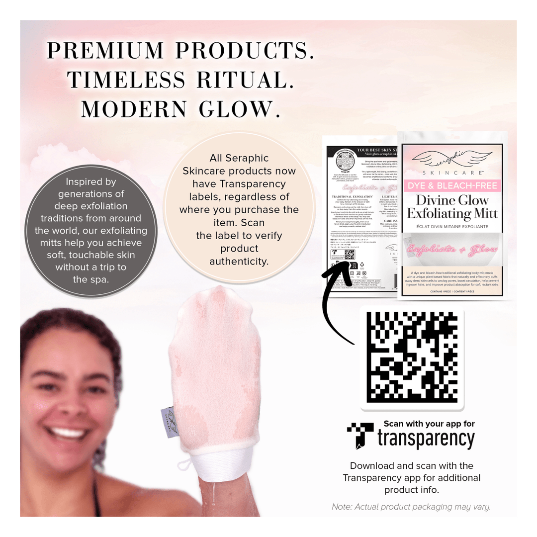 Divine Glow Exfoliating Mitt - Seraphic Skincare