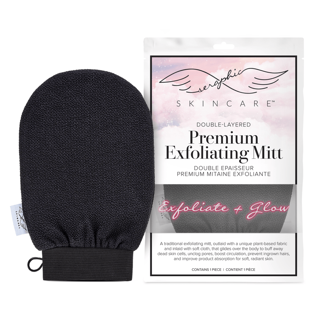 Double - Layered Premium Exfoliating Mitt - Seraphic Skincare