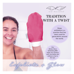 Cargar imagen en el visor de la Galería, Eternal Love Exfoliating Mitt - Seraphic Skincare

