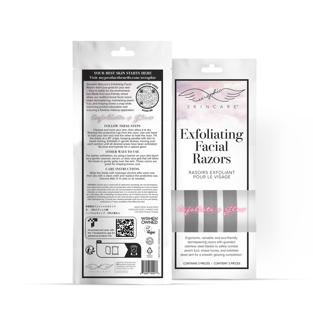 Exfoliating Facial Razors - Seraphic Skincare