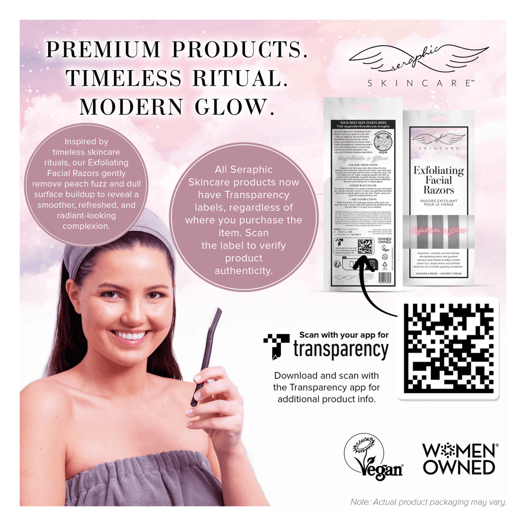 Exfoliating Facial Razors - Seraphic Skincare
