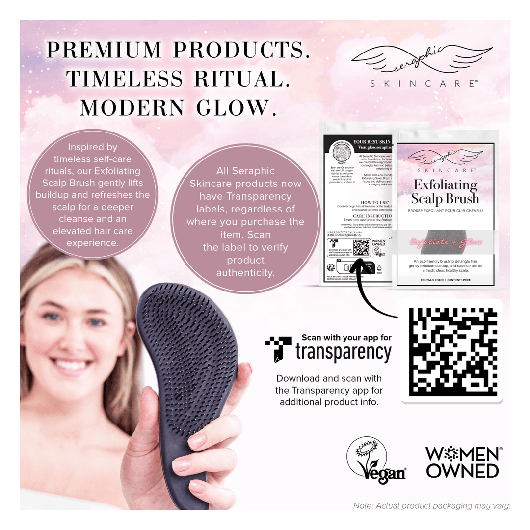 Exfoliating Scalp Brush - Seraphic Skincare