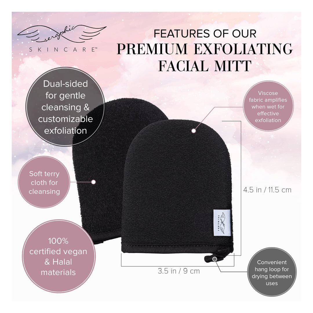 Premium Exfoliating Facial Mitt