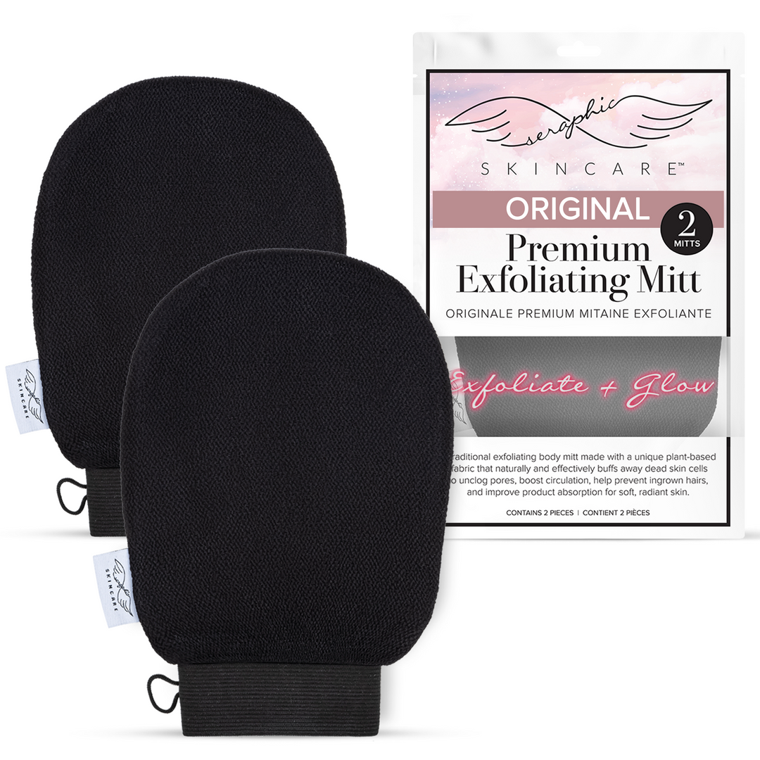 Original Premium Exfoliating Mitt 2 pack - Seraphic Skincare