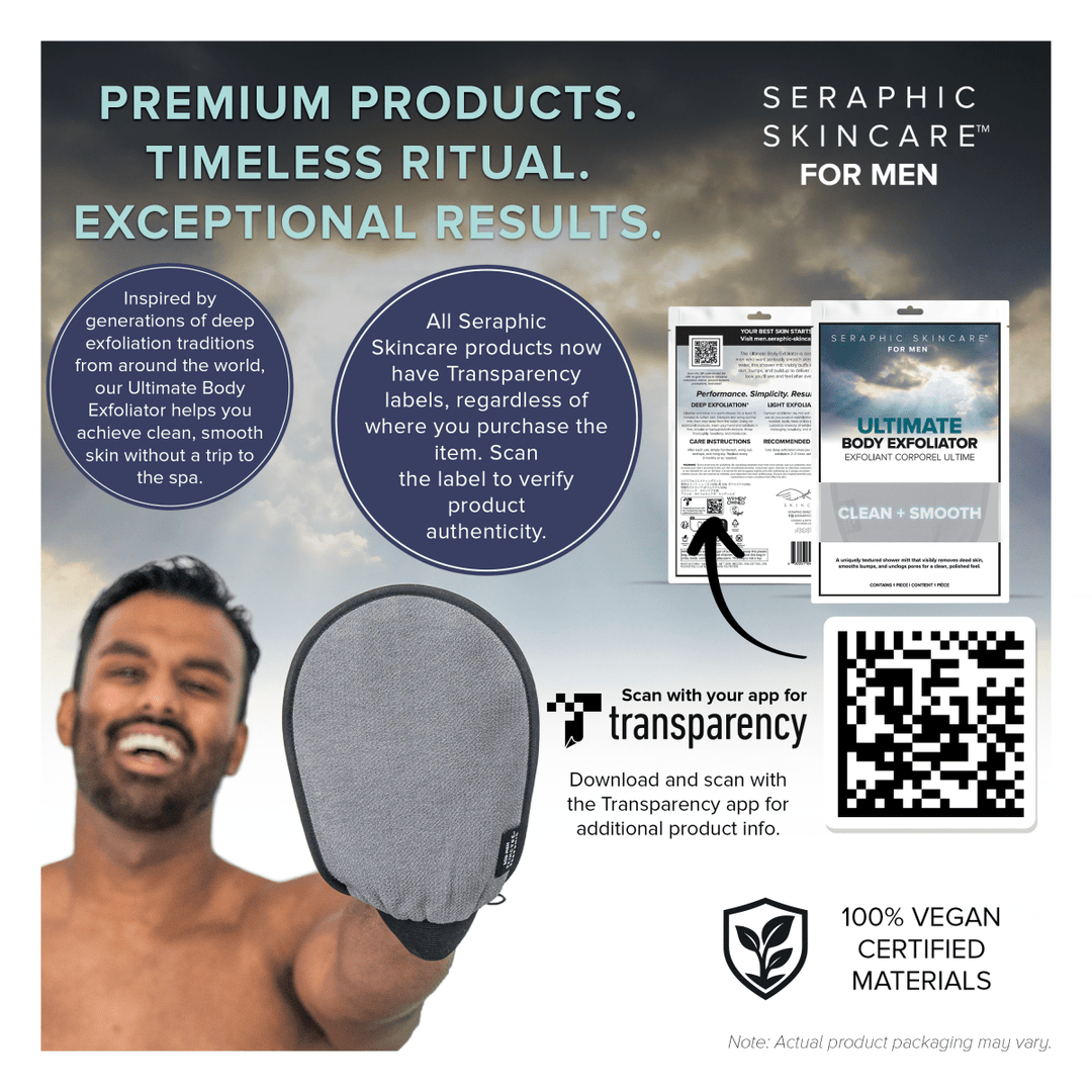 Men's Ultimate Body Exfoliator - Seraphic Skincare