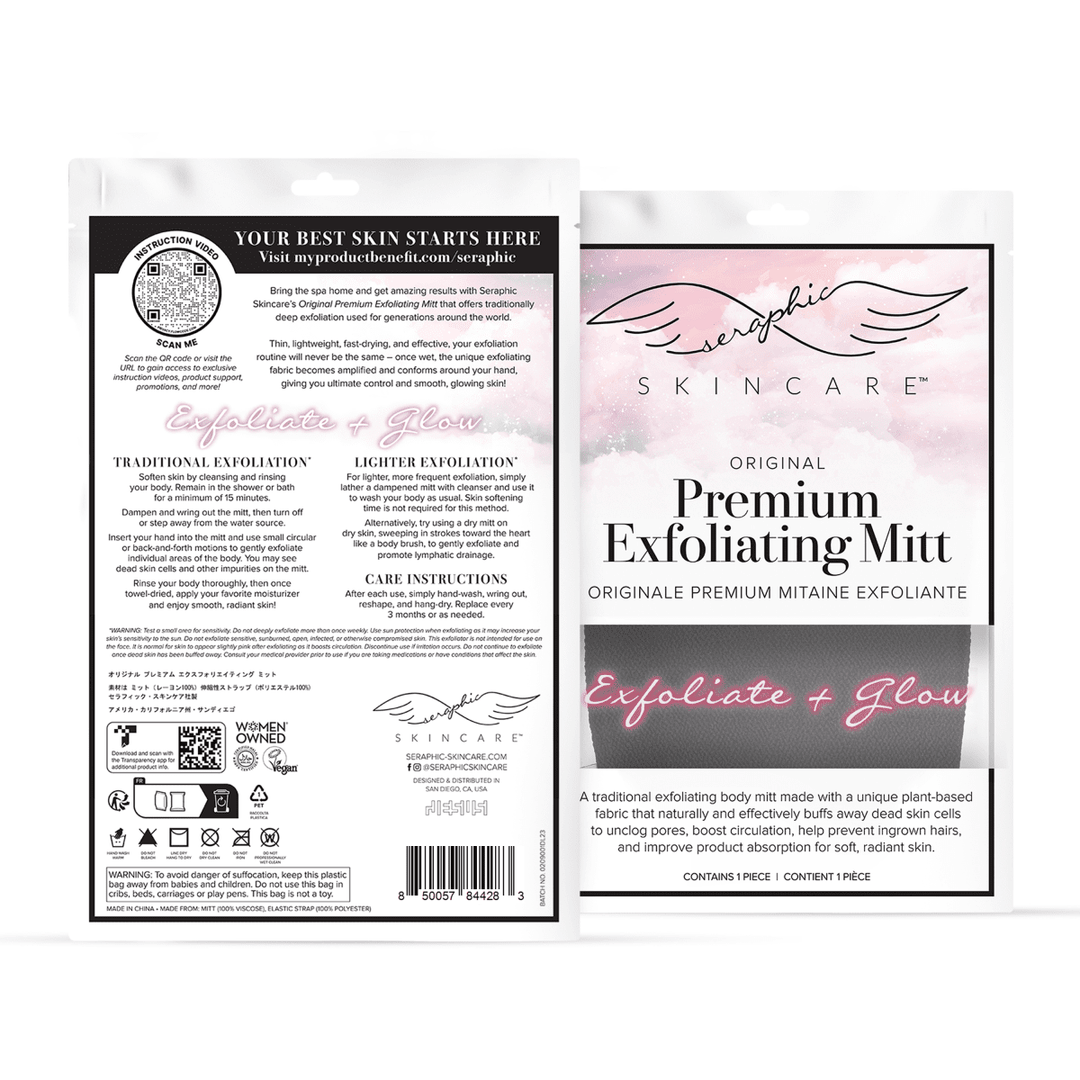 Original Premium Exfoliating Mitt - Seraphic Skincare