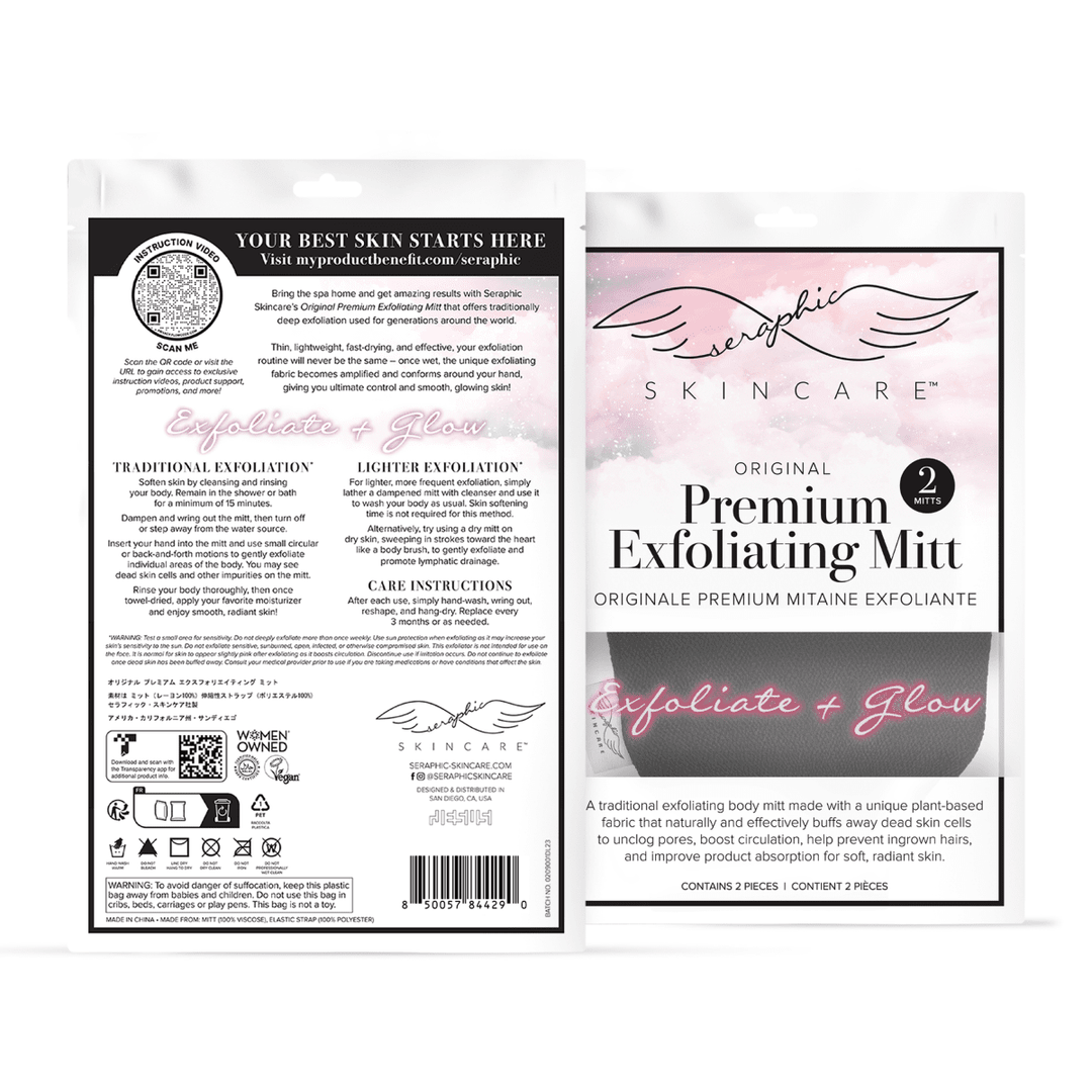 Original Premium Exfoliating Mitt - Seraphic Skincare