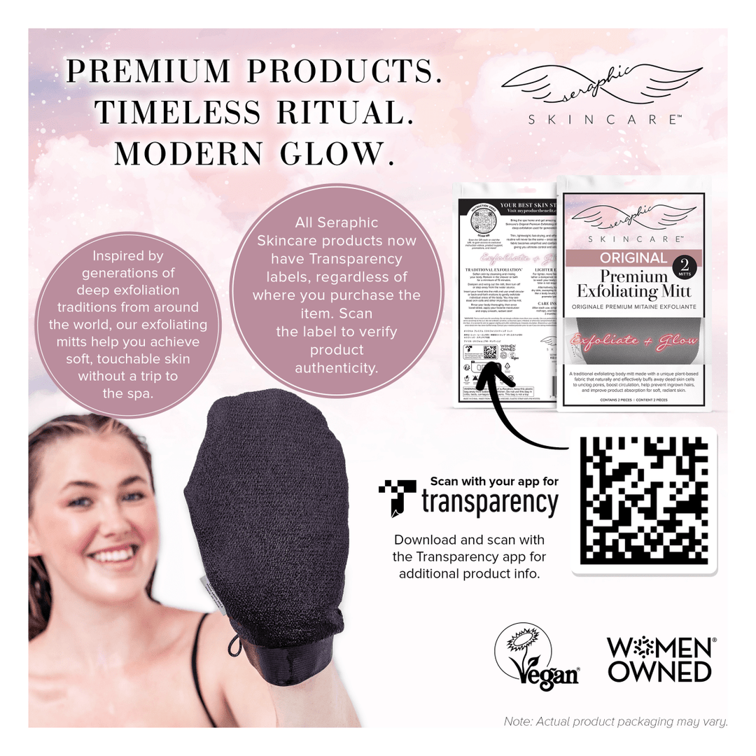 Original Premium Exfoliating Mitt - Seraphic Skincare