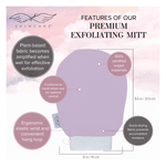 Load image into Gallery viewer, Original Premium Exfoliating Mitt (Limited - Edition Lavender) - Seraphic Skincare
