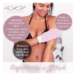 Cargar imagen en el visor de la Galería, Original Premium Exfoliating Mitt (Limited - Edition Light Pink) - Seraphic Skincare
