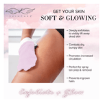 Cargar imagen en el visor de la Galería, Original Premium Exfoliating Mitt (Limited - Edition Light Pink) - Seraphic Skincare
