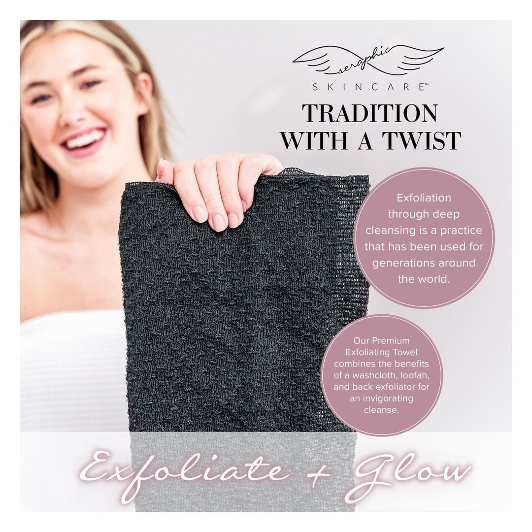 Premium Exfoliating Towel - Seraphic Skincare