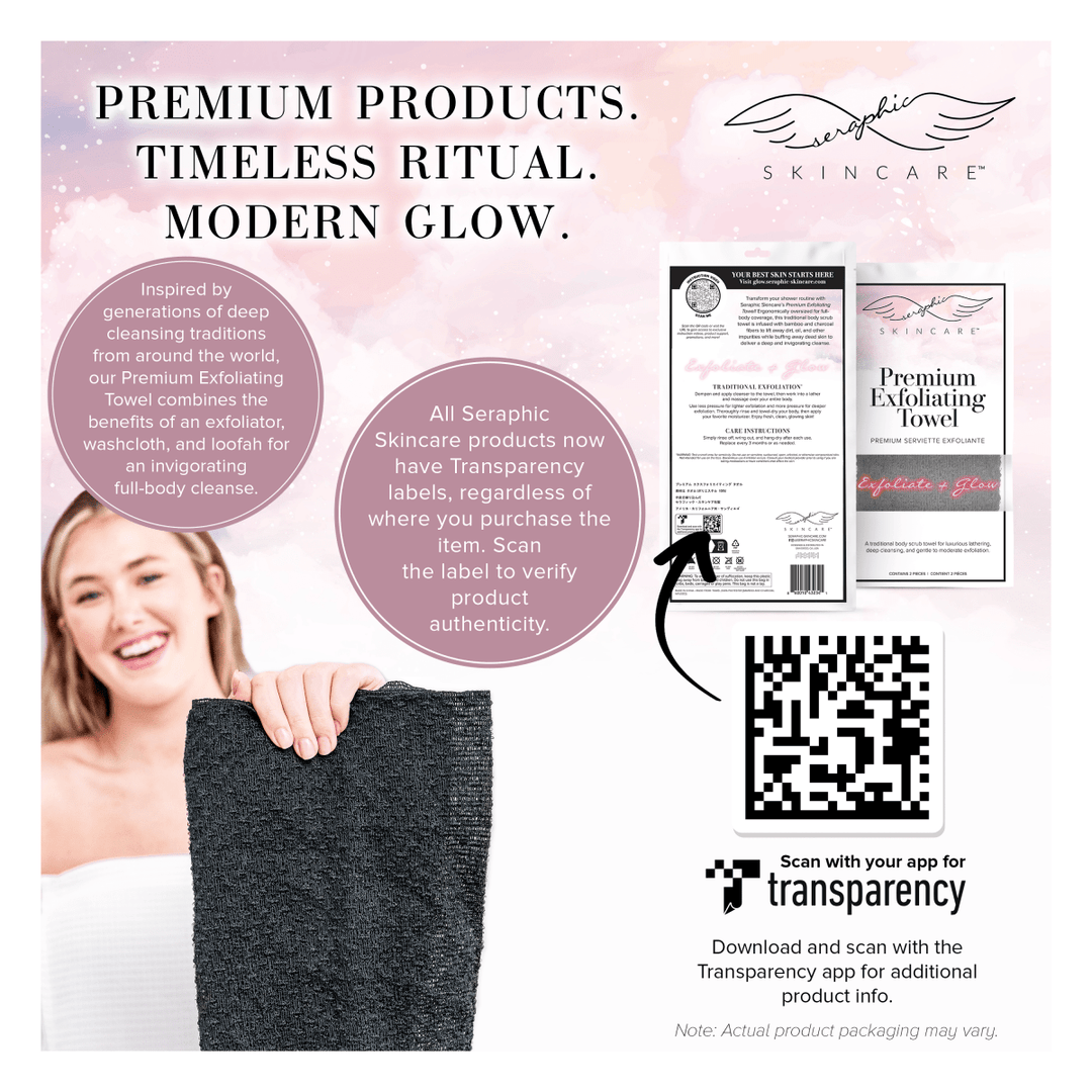 Premium Exfoliating Towel - Seraphic Skincare