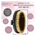 Load image into Gallery viewer, Premium Sisal + Copper Dry Brush - Seraphic Skincare
