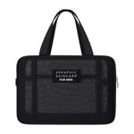 Seraphic Skincare for Men – Black Mesh Travel Bag - Seraphic Skincare