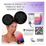 Load image into Gallery viewer, Summer Glow Exfoliating Mitt transparency

