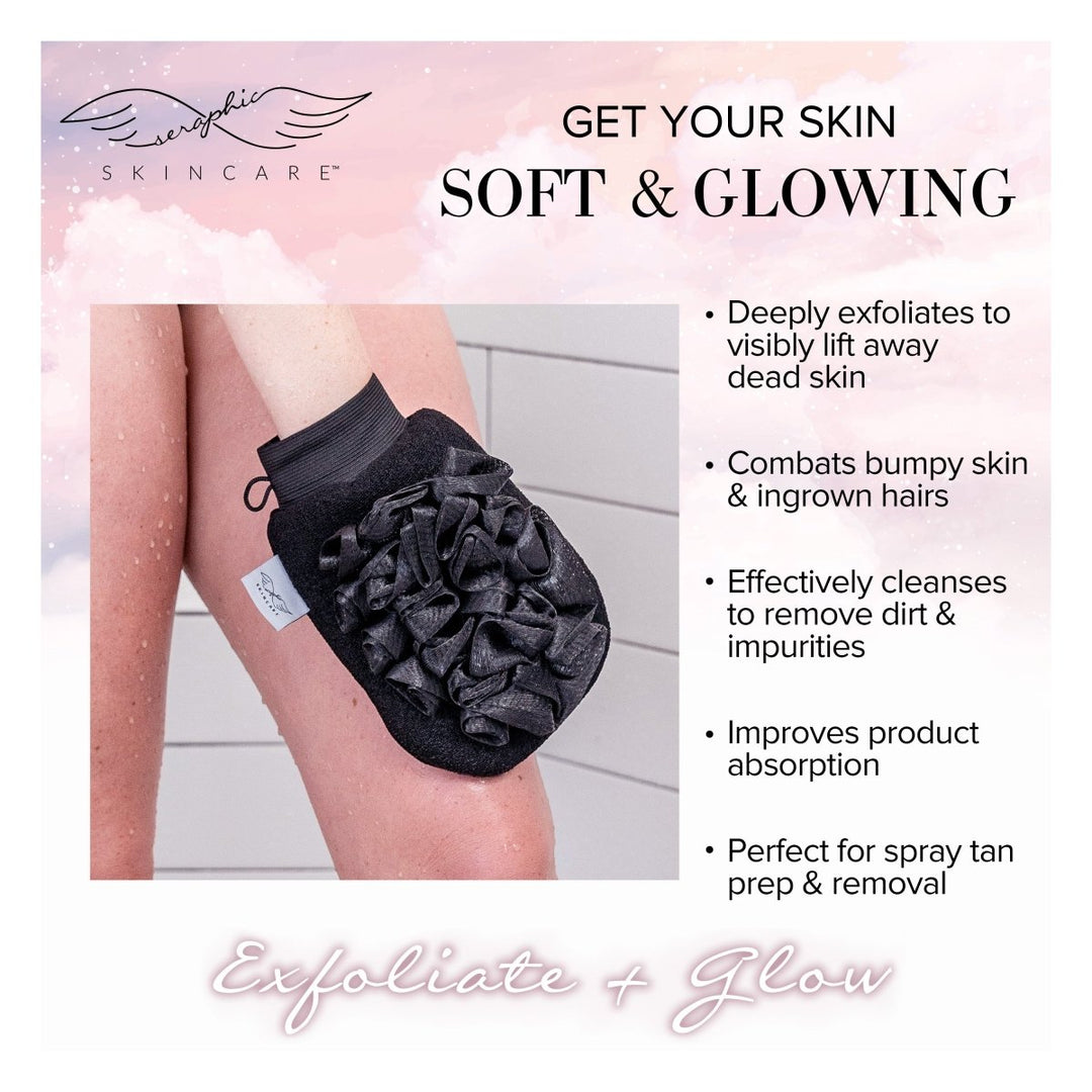 Ultra - Luxe Exfoliating Mitt - Seraphic Skincare