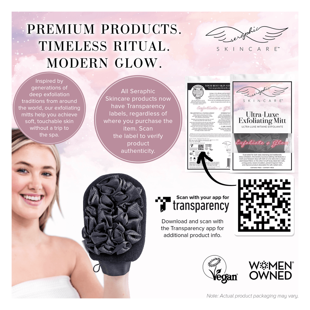 Ultra-Luxe Exfoliating Mitt - Seraphic Skincare