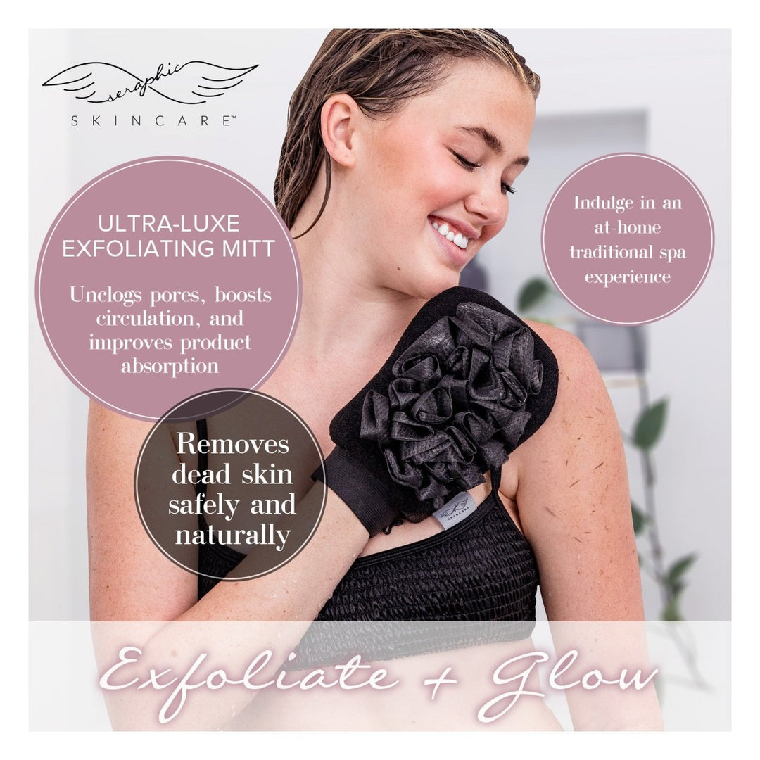 Ultra - Luxe Exfoliating Mitt - Seraphic Skincare